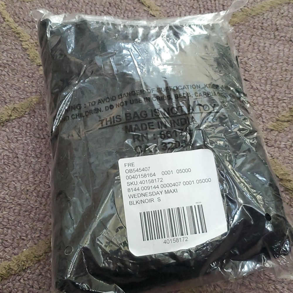 NWT FP Wednesday Maxi Black Sml - Picture 4 of 5